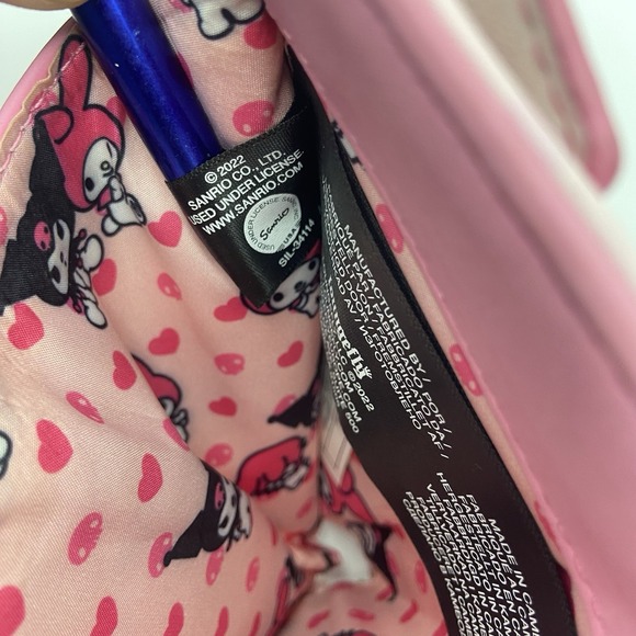 Loungefly Sanrio My Melody and Kuromi Wallet, Bifold, Pink - Picture 7 of 11